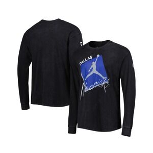 Dallas Mavericks Nike Jordan Courtside Max 90 Vintage Wash Long Sleeve Shirt L